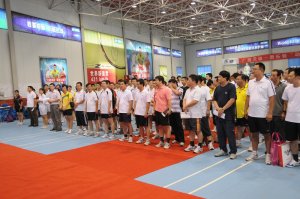 潍坊昌大建设集团组队参加市住房和城乡建设系统乒羽联赛
